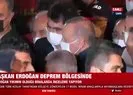 Başkan Erdoğan, İzmir'de deprem bölgesinde! Bizzat incelemelerde bulundu