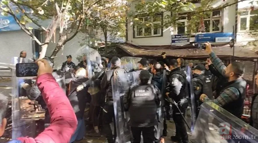 TSK PKK'yı vurdu: HDP'liler sokağa çıktı! Polisler alçak provokasyona geçit vermedi! 4