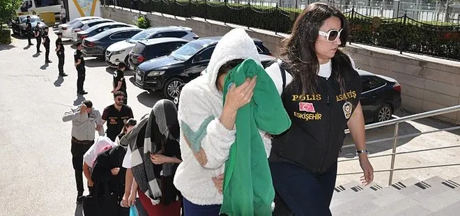 Eskişehir'de fuhuş operasyonu! 19 şüpheli yakalandı