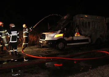 Ambulansta feci olay! Hasta yanarak öldü...
