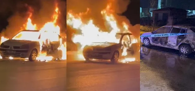 Isparta’da korkunç olay! Alev topuna dönen araçta yanarak can verdi