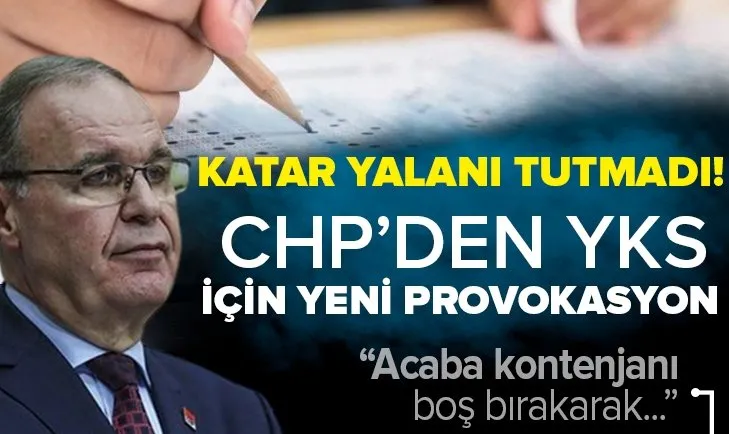 CHP’den Katar yalanı sonrasında YKS için yeni provokasyon! Faik Öztrak: Acaba kontenjanları boş bırakarak Katarlılara yer mi açmaya çalışılıyor?