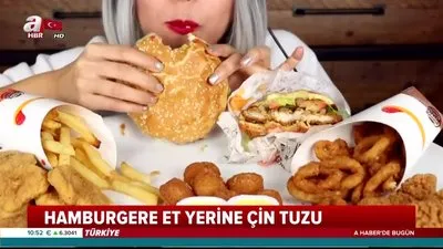 Hamburgerde et yerine ’zehir’ yiyoruz