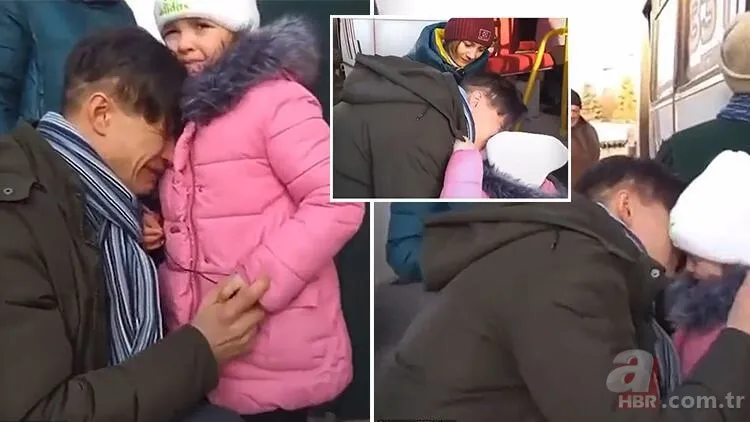 Yürek burkan görüntü! Baba ile kızı böyle vedalaştı | Rusya Ukrayna savaşında sosyal medyayı sallayan kare 5