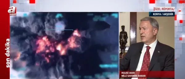 Son dakika: Milli Savunma Bakanı Hulusi Akar'dan A Haber'e özel açıklamalar: Suriye'ye olası operasyon ne zaman? Yunanistan'ın Türk F-16'larını taciz etmesine sert tepki!