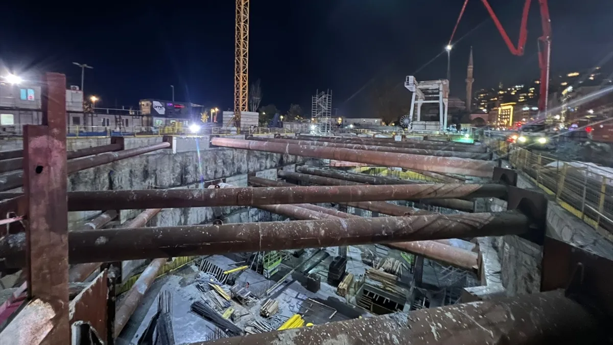 Kabataş'ta metro inşaatında çökme! 1 işçi öldü 2 işçi tedavi altında