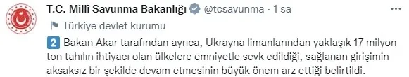Bakan Hulusi Akar, Ukraynalı mevkidaşı Oleksiy Reznikov ile görüştü! Ateşkes mesajı