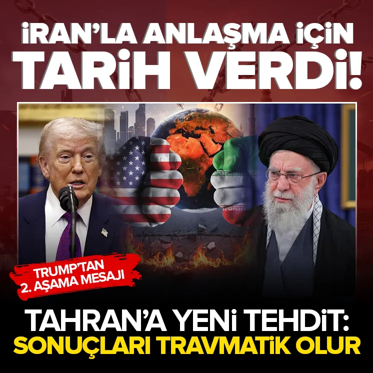 Trump ABD-İran anlaşması için tarih verdi!
