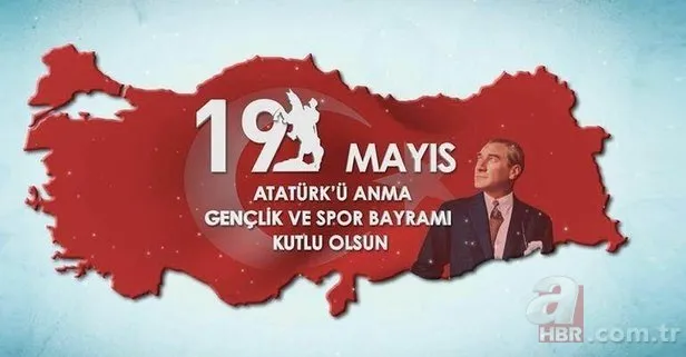 19 MAYIS RESİMLİ KUTLAMA MESAJLARI: Türk bayraklı, Atatürk resimli 19 Mayıs kutlama mesajları! Instagram story, Facebook, Twitter 19 Mayıs paylaşımları...