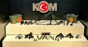 Silah ve mühimmat ele geçirildi