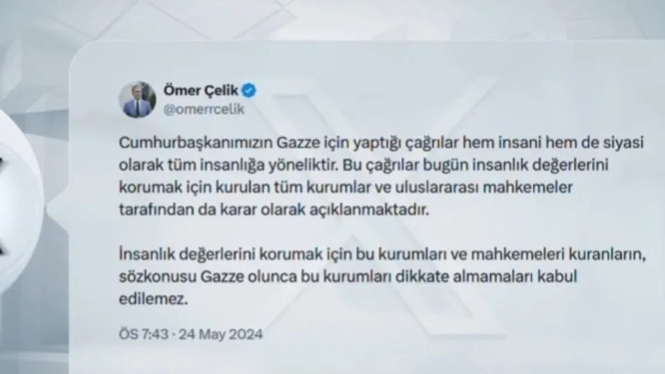 Adalet Divanı: Refah’a saldırı derhal dursun! Çelik: Uluslararası toplum kararın yerine getirilmesini sağlamalı