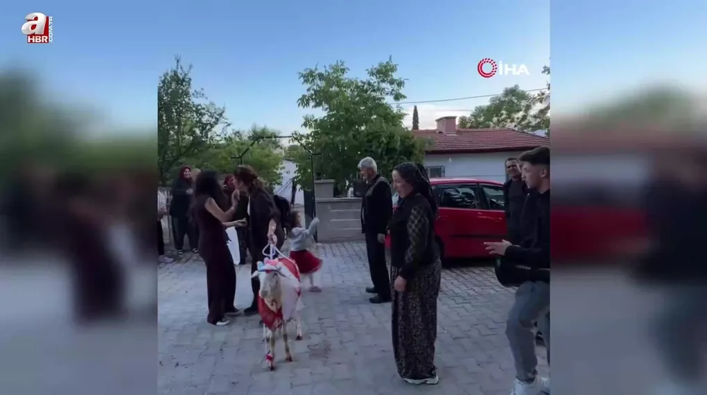 Askerdeki damattan nişanlısına hediye koç