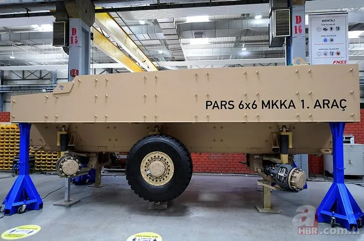 Pars 6x6 Mayına Karşı Korumalı Araç’ın ilk montajı yapıldı