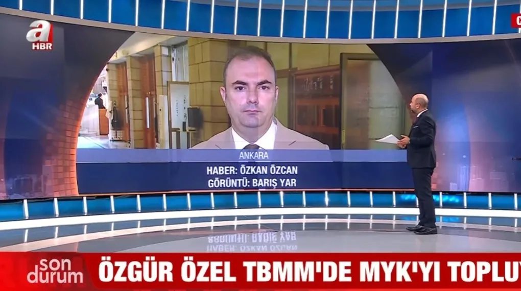 Özgür Özel TBMM'de MYK'yı topluyor
