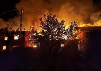Kastamonu'da köyde korkutan yangın