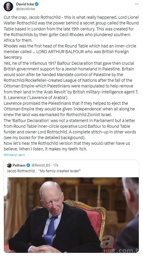 İngiltere’nin 1917 Filistin işgali planı deşifre oldu! Filistin’de Siyonist bir devlet kurmak için yuvarlak masada Rothschild'ler detayı kan dondurdu | Balfour Deklarasyonu nedir? 18