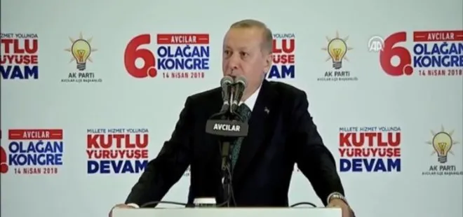 Cumhurbaşkanı Erdoğan Avcılar’da halka hitap etti
