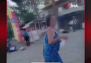 TESETTÜRLÜ KADINA SKANDAL SÖZLER