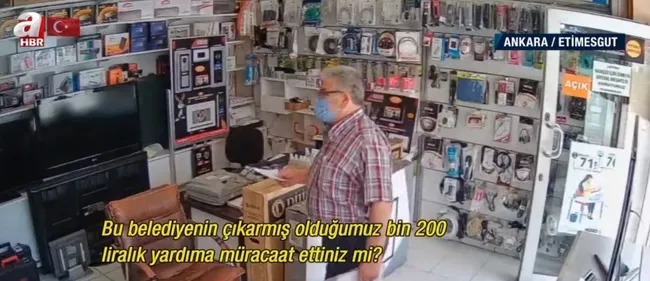 MHP esnafa destek verdi CHP Biz yaptık deyip broşür dağıttı!