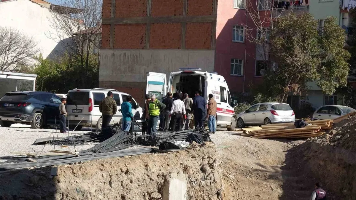 Malatya'da şantiyede iş kazası: 1 yaralı