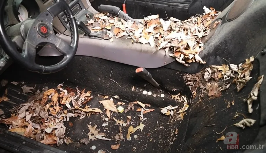 Garajda kaderine terk edilmiş Dodge marka arabayı yenilediler 🚗 Sahiplerinin gözü yaşlı 6