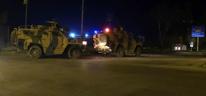 Suriye sınırına gece sevkiyatı