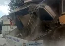 Sındırgı’da depremde hasar gören bina kendiliğinden yıkıldı