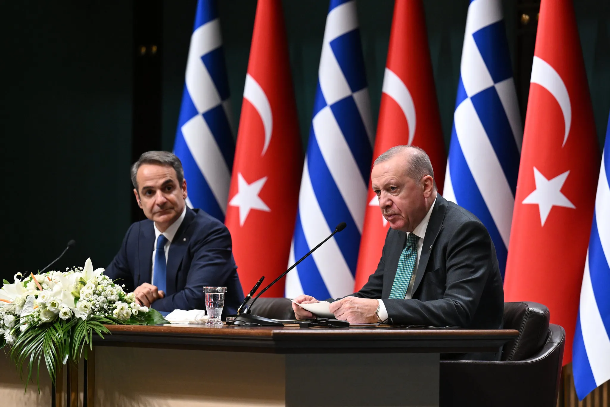 Başkan Erdoğan'dan Miçotakis onuruna yemek