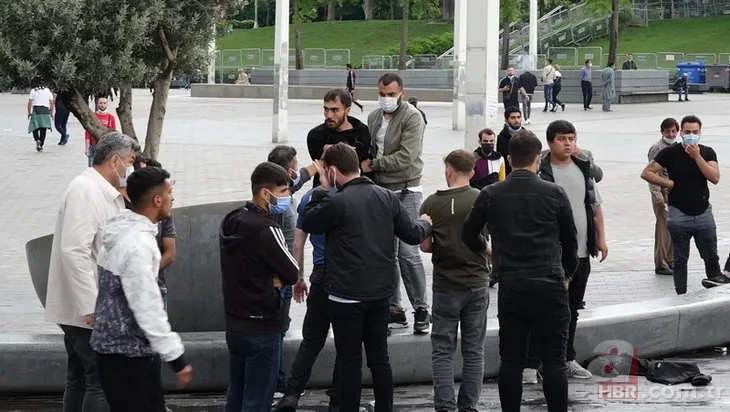 Taksim’de çıkan kavgaya Özel Harekat müdahale etti!