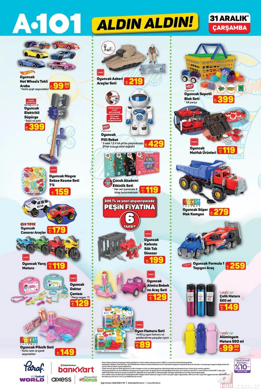 A101’de yılın son fırsatı! 31 Aralık aktüel listesi yayımlandı: Hangi ürünler indirimde? 11