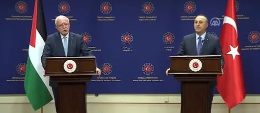 Dışişleri Bakanı Mevlüt Çavuşoğlu ve Filistin Dışişleri Bakanı Riyad el-Maliki'den önemli açıklamalar | Flaş Türkiye çağrısı - 4