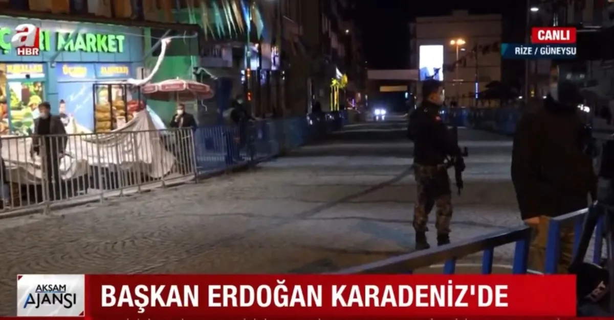 Başkan Erdoğan baba ocağı Güneysu'da... |Video