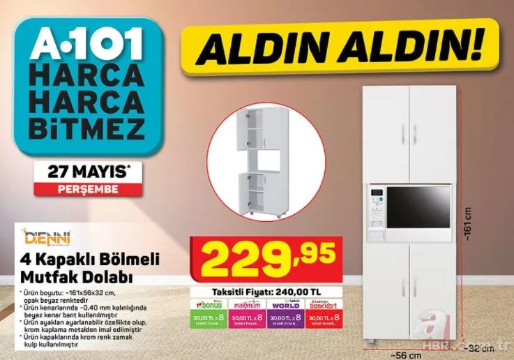 A101 perşembe indirimleri: 27 Mayıs 2021 A101 Aktüel ürünler kataloğu dolu dolu! Bu hafta hangi ürünler indirimli? 12