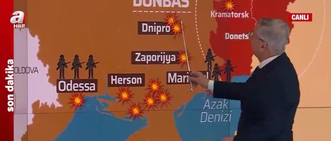 Rusya’nın Ukrayna’da harekat başlattığı noktalar