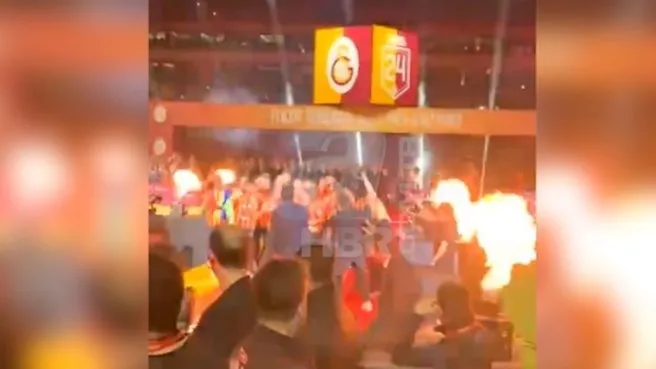 Galatasaray’ın şampiyonluk kutlamaları!