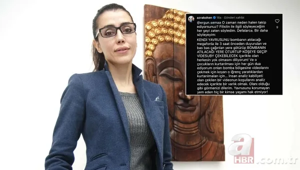 Yazar Azra Kohen'den 'Filistin' skandalı! Soykırıma bu sözlerle kılıf uydurdu: Çocukları bomba atılacak yerlere götürüyorlar 5