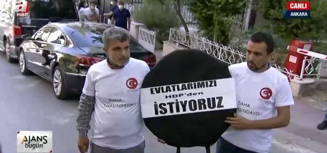 Son dakika: Diyarbakır ailelerinden HDP’ye siyah çelenk