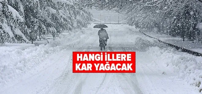 Meteoroloji kar yağacak illeri açıkladı! 8 Ocak’ta hava nasıl olacak! İstanbul’a kar yağacak mı? Ankara’ya kar yağacak mı?