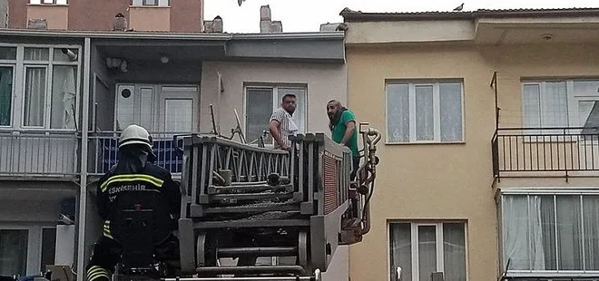 Eskişehir’de film sahnelerini aratmayan olay! Polisten kaçtı fileye tutuldu