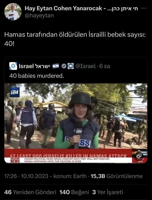 İsrail ve Batı medyasından yalan rüzgarı! Hamas tarafından kaçırıldı denen kızın annesi Alman medyasına konuştu