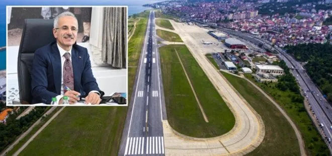 Müjdeyi Ulaştırma ve Altyapı Bakanı Abdulkadir Uraloğlu açıkladı: Trabzon’a yeni havalimanı geliyor
