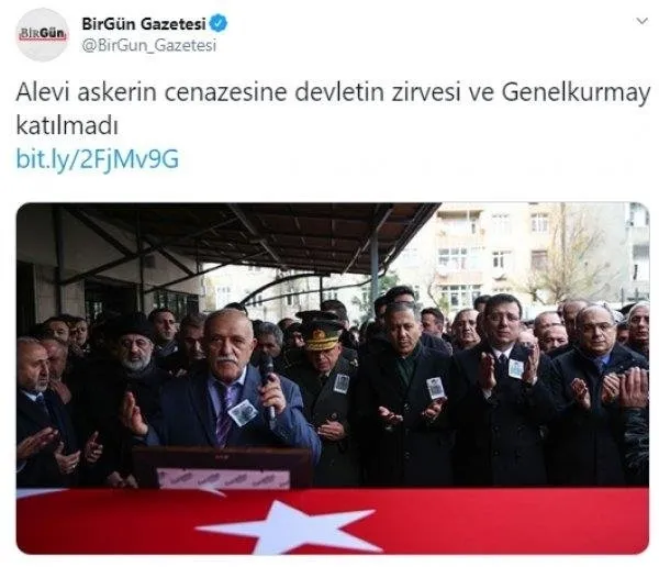 CHP yandaşı medyadan şehit cenazesi üzerinden provokasyon! Yalan ile toplumu çatıştırmak istiyorlar