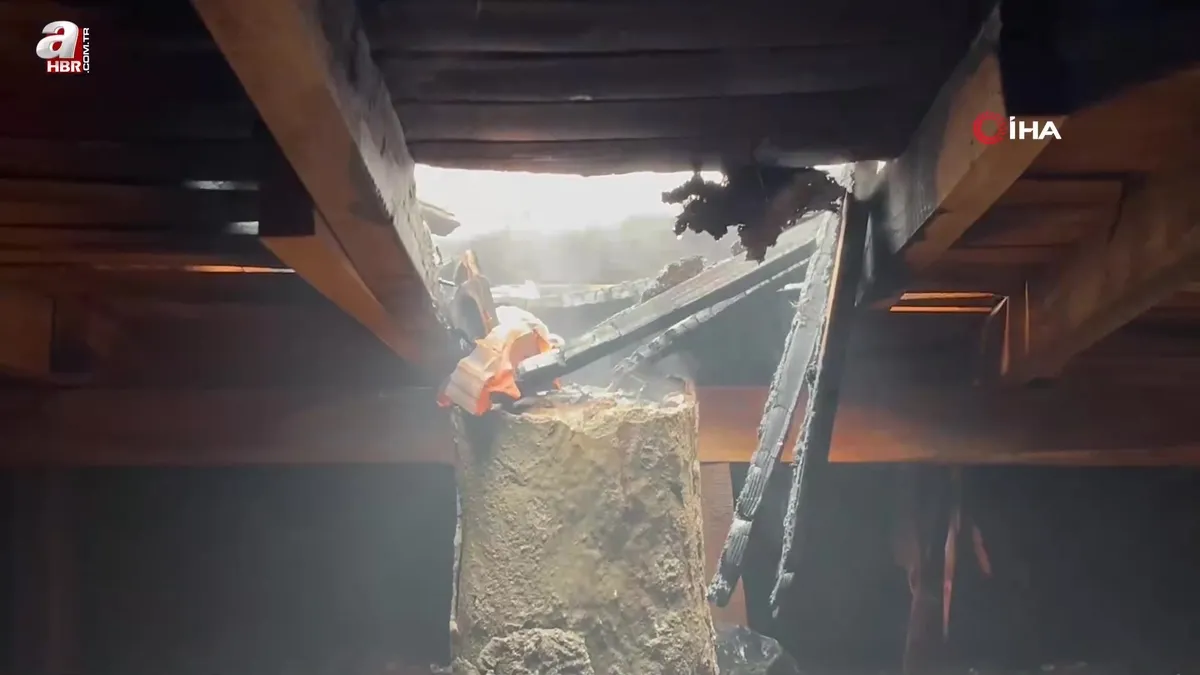 Tekirdağ’da baca yangını korkuttu