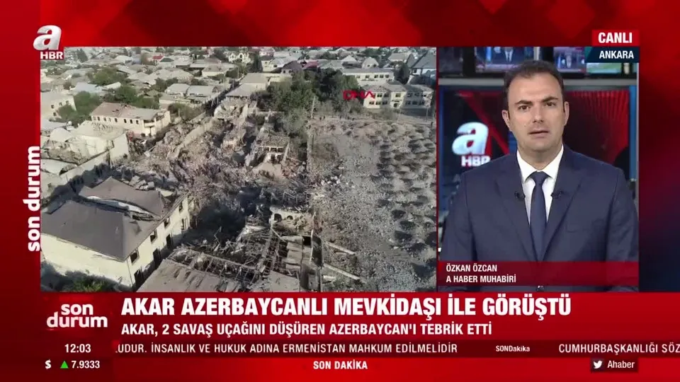 Milli Savunma Bakanı Akar Azerbaycanlı mevkidaşı ile görüştü