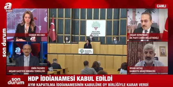 A Haber canlı yayınında kritik değerlendirme! HDP'nin asıl amacı ne? Parti binalarına saldırılarla ne hedefleniyor? - 2