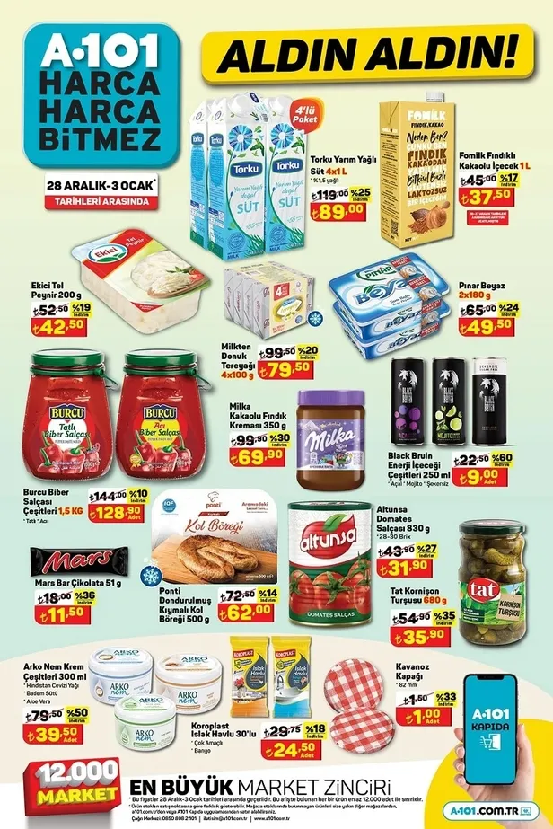 30 Aralık A101 aktüel ürünler kataloğu yayınladı! Ultra HD Smart TV, çay makinesi, döküm tencere, fotoğraf yazıcısı uygun fiyattan satışta