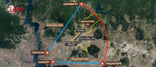 1628932873801.jpg Metrosu kapatılan Sancaktepe'de 'köstebek' töreni! Vatandaş isyan etti: Tören değil metro istiyoruz - 2