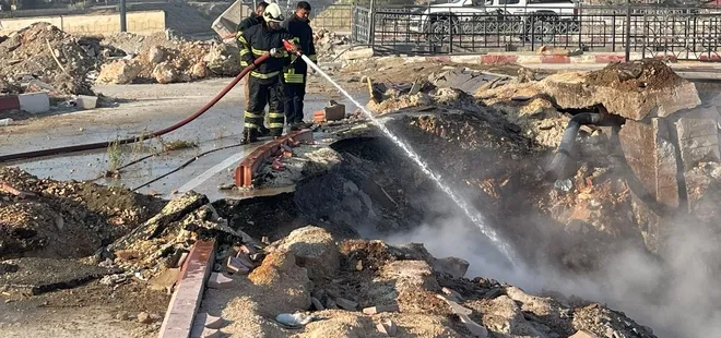Hatay’da doğalgaz patlaması! Bölgede yoğun çalışma...