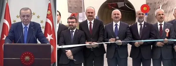 Hasankeyf-Gercüş Tüneli açıldı! Başkan Recep Tayyip Erdoğan: Dünyanın önünde kriz varken biz gözümüzü büyümeye dikiyoruz