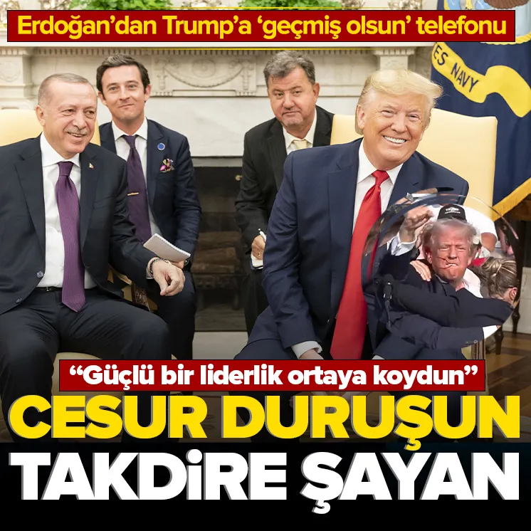 Başkan Erdoğan Donald Trump ile görüştü